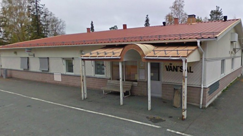Bus station in Boliden