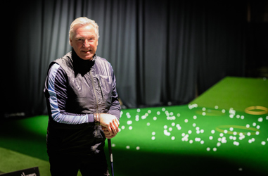 Bussresenär Leif Eriksson spelar golf