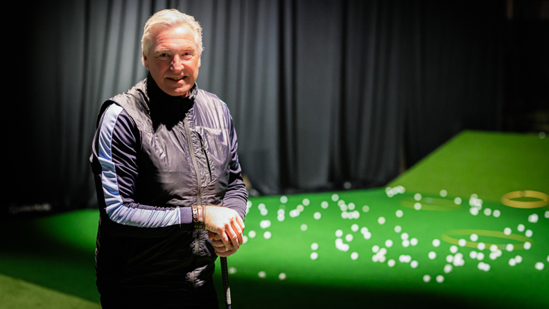 Bussresenär Leif Eriksson spelar golf